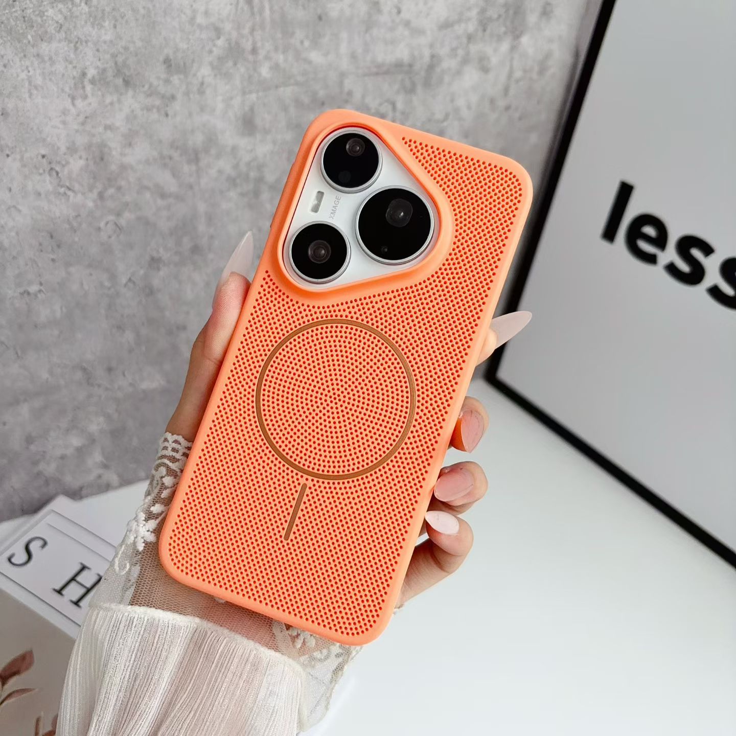 Huawei Mate 60 - Магнитный дышащий чехол с охлаждением для